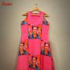 Pink Frida Kahlo Dress