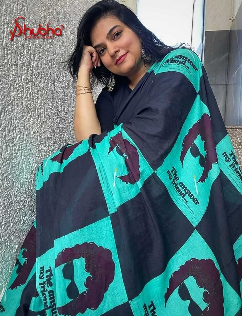 Bob Dylan Blowing in the wind  Saree